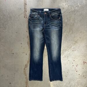 BKE Stella Mid-Rise Slim Fit Jeans Women's 30x31.5 Blue Denim Tailored Bootcut